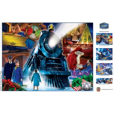 MasterPieces 550 Piece Glitter Christmas Jigsaw Puzzle - Polar Express Ride 6 MasterPieces 550 Piece Glitter Christmas Jigsaw Puzzle - Polar Express Ride - Image 4
