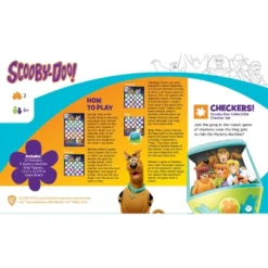 MasterPieces Officially Licensed Scooby Doo Checkers Board Game For Families And Kids Ages 6 And Up -Games and Puzzles Shop GUEST ffb123f5 84c6 4ff2 9d34 15e1e04a2b8f